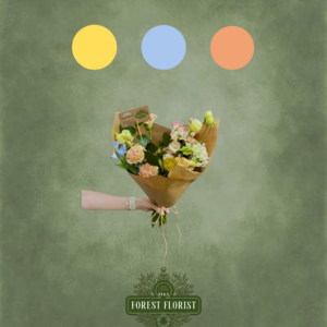 Peach Daydream Deluxe Wrapped Bouquet (M)