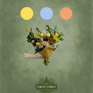 Peach Daydream Premium Wrapped Bouquet (L)